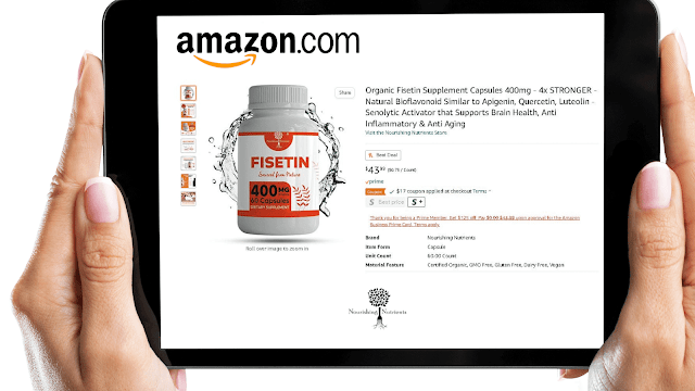 Fisetin supplements on Amazon, Barbies Beauty Bits Fisetin supplements on Amazon, Barbies Beauty Bits